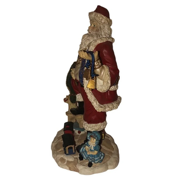 Vtg '93 Hamilton Collection 8.5" JOLLY OLD ST NICK Int'l Santa Figurine Collecti - Picture 5 of 11